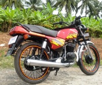 Flaming Red Mettalic Suzuki Shaolin