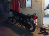 Black Yamaha RX 100