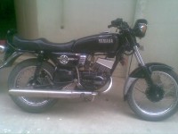 Black Yamaha RX 100