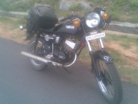 Black Yamaha RX 100