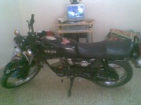 Black Yamaha RX 100