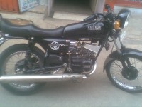 Black Yamaha RX 100