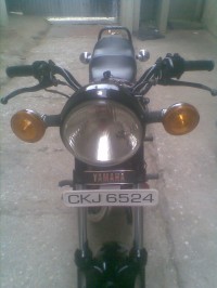 Black Yamaha RX 100