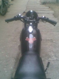 Black Yamaha RX 100