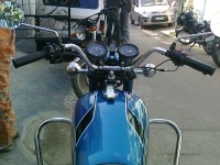 Blue Yamaha RD 350