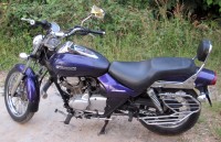 Purple Bajaj Eliminator