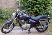 Purple Bajaj Eliminator