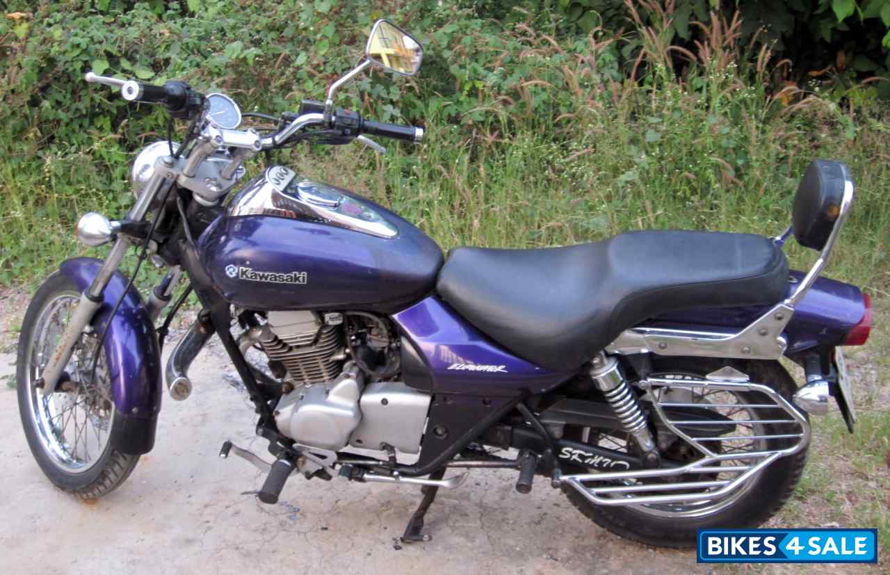 Purple Bajaj Eliminator