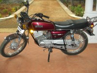 Wine Red Yamaha RX 100