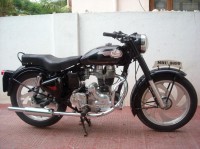 Black Vintage Bike  bullet classic post world 2 war model