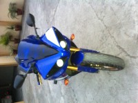 Blue Yamaha YZF R1