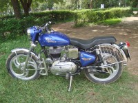 Blue Royal Enfield Classic