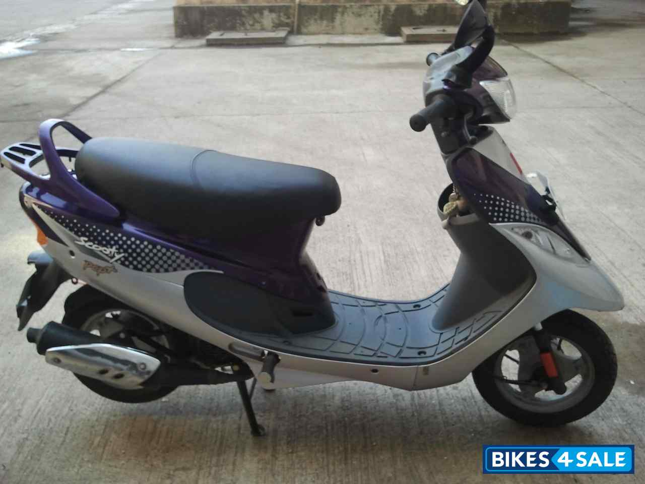 Dark Purple TVS Scooty Pep Plus