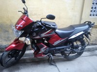 Black Red Yamaha SS125