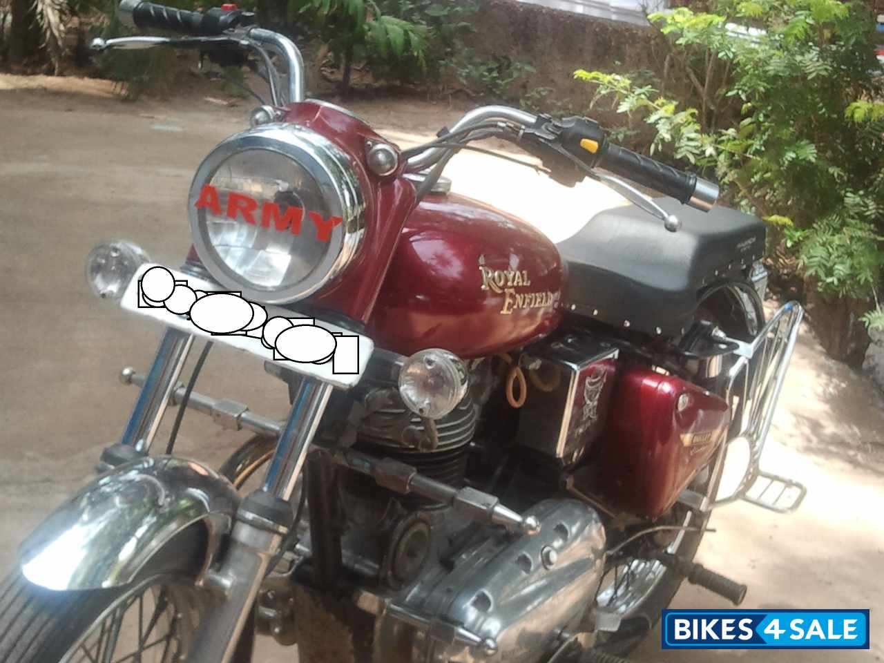 royal enfield electra red colour