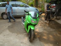 Green Kawasaki Ninja 250R