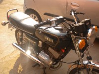 Black Yamaha RX 100