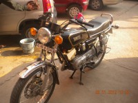 Black Yamaha RX 100