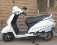 White Honda Activa