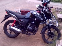 Black Honda CB Twister