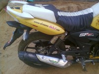 Yellow TVS Apache RTR 180