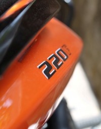 Orange Black Limited Edition Bajaj Pulsar 220 DTSi