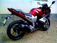 Red Yamaha Fazer