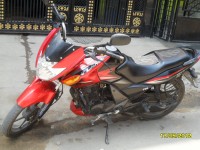 Red & Black TVS Flame 125