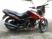 Red & Black TVS Flame 125