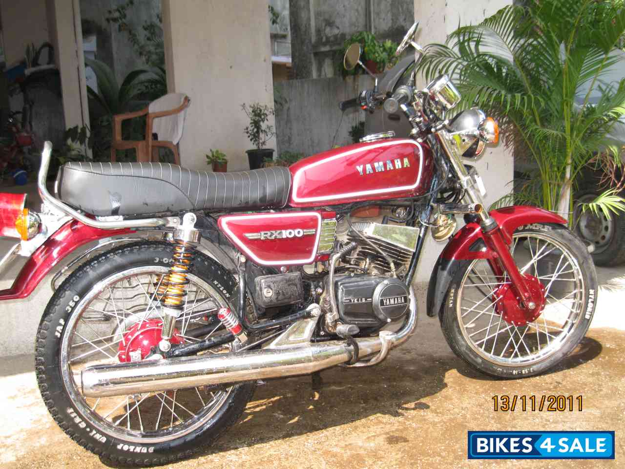 Used 1994 model Yamaha RX 100 for sale in Mumbai. ID 79718. Maroon ...