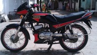 Black Yamaha RXZ