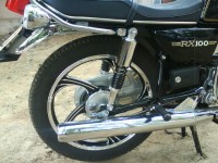 Black Yamaha RX 100