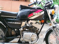 Black Yamaha RX 100