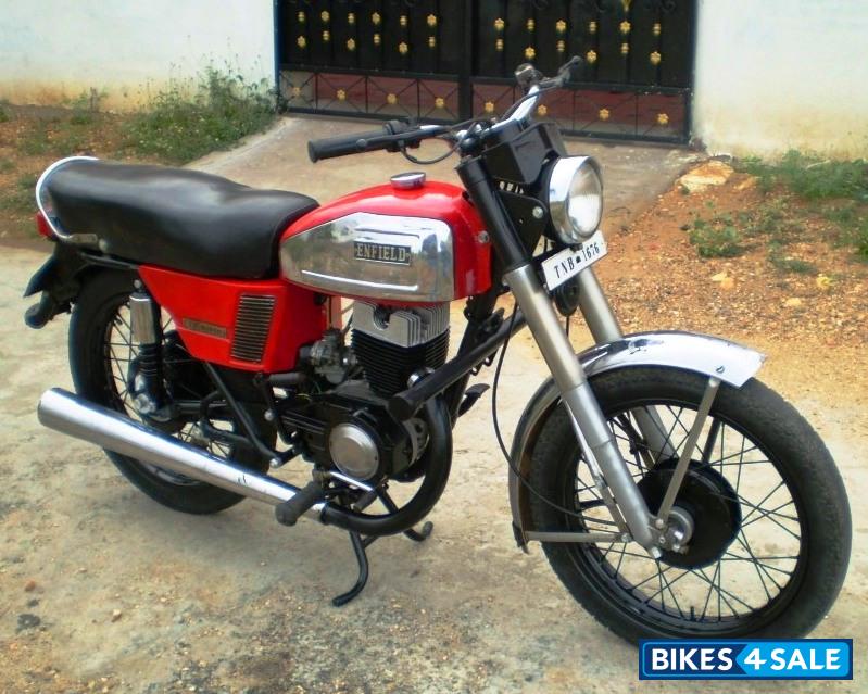 Red Royal Enfield Mini Bullet