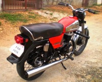 Red Royal Enfield Mini Bullet