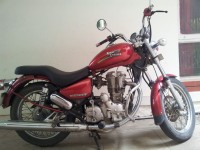 Red Royal Enfield Thunderbird