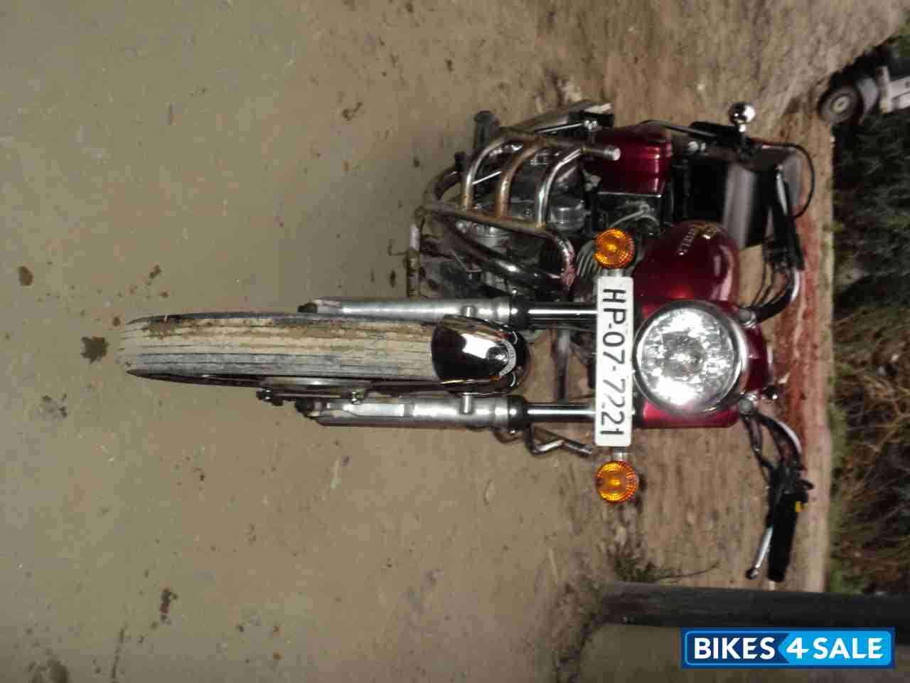 Red Royal Enfield Bullet Electra