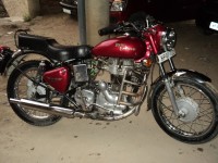 Red Royal Enfield Bullet Electra