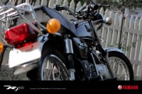 Metallic Black Yamaha RX 100