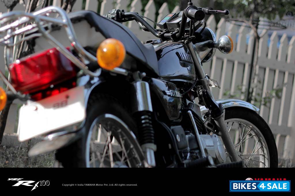 Metallic Black Yamaha RX 100