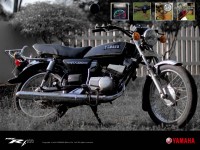 Metallic Black Yamaha RX 100