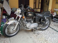 Magic Black Royal Enfield Bullet Standard 500