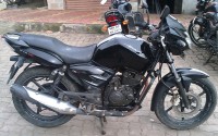 Black TVS Apache RTR 160