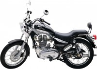 Black Royal Enfield Thunderbird