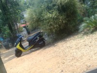 Black And Yellow Honda Dio