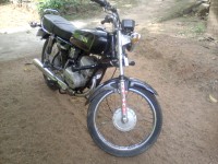 Black Yamaha RX 100