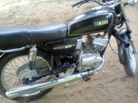 Black Yamaha RX 100