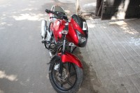 Red Bajaj Pulsar 200 DTSi