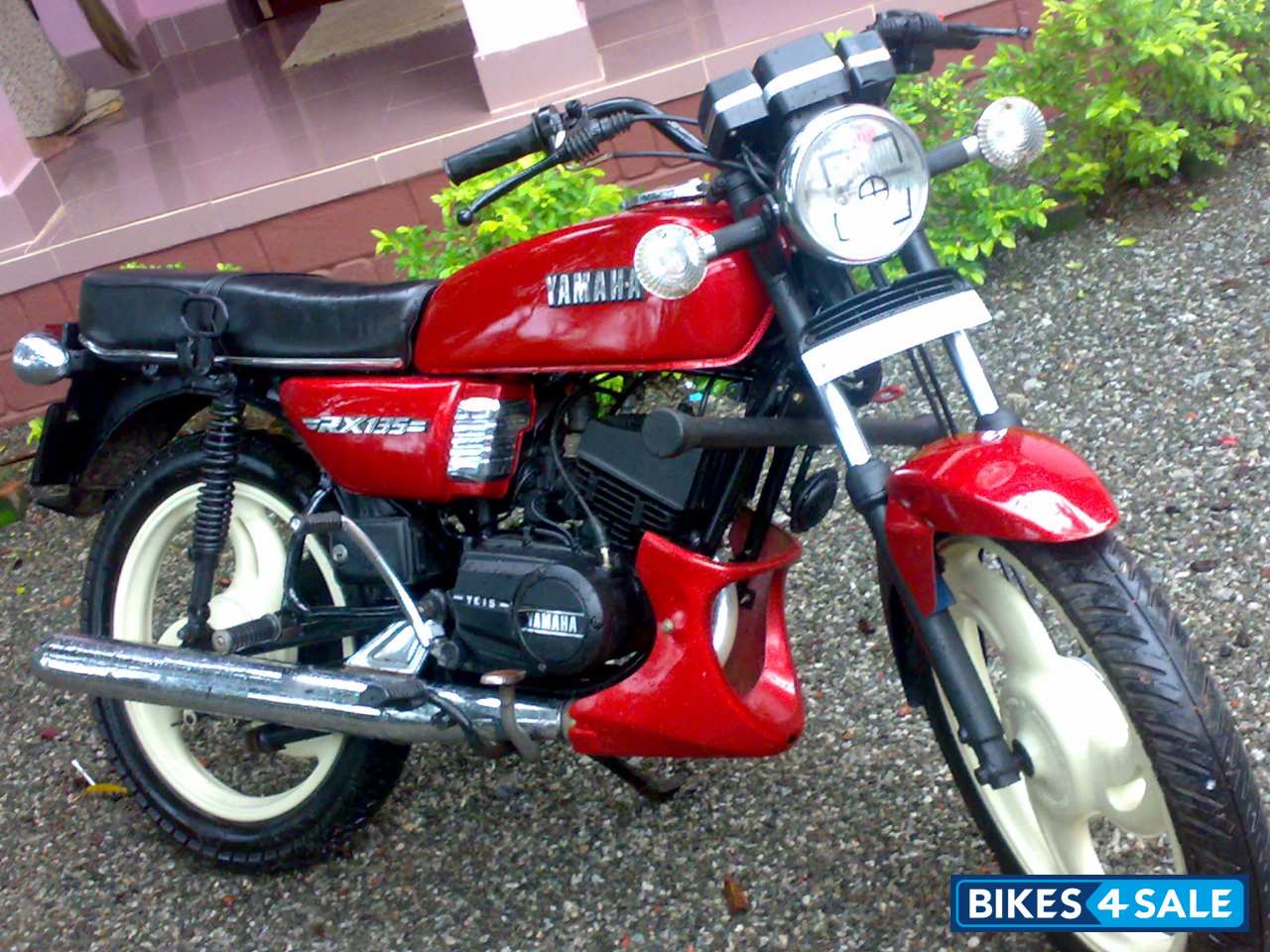 Yamaha rx 100 bike 2024 red colour