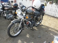 Grey Royal Enfield Lightning 535